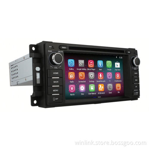 DDR3 2G quad core RK3188 1.6GHz Android 4.4 & Android 5.1 car audio for Jeep Chrysler Dodge support DVR